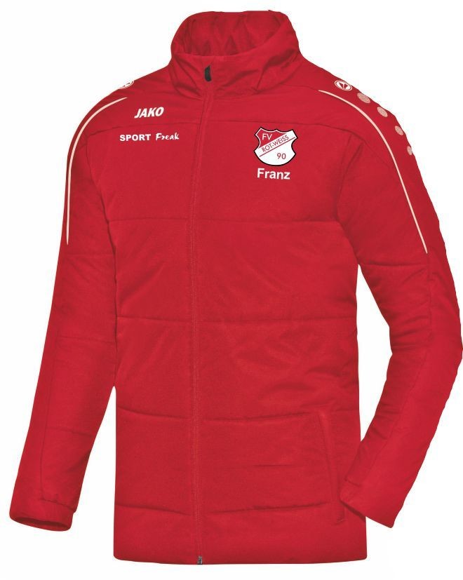 Jako Coachjacke Classico rot FV Rot Weiß Hellersdorf