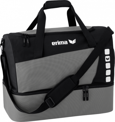 Erima Club 5 Tasche mit Bodenfach grau