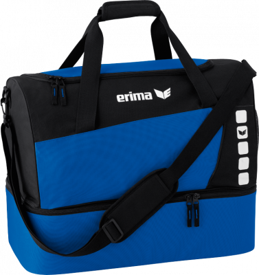 Erima Club 5 Tasche mit Bodenfach blau