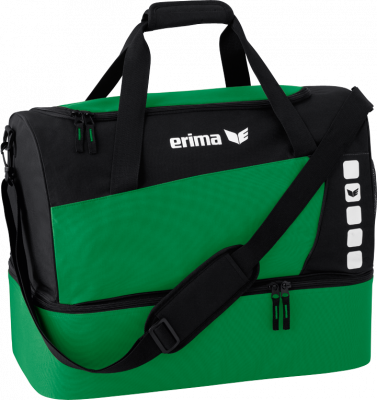 Erima Club 5 Tasche mit Bodenfach smaragd grün