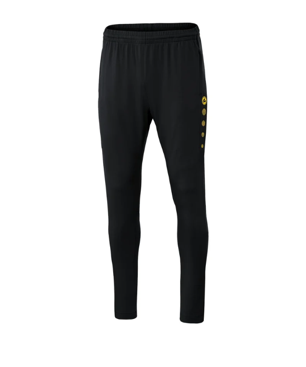 Jako Premium Trainingshose schwarz/gelb