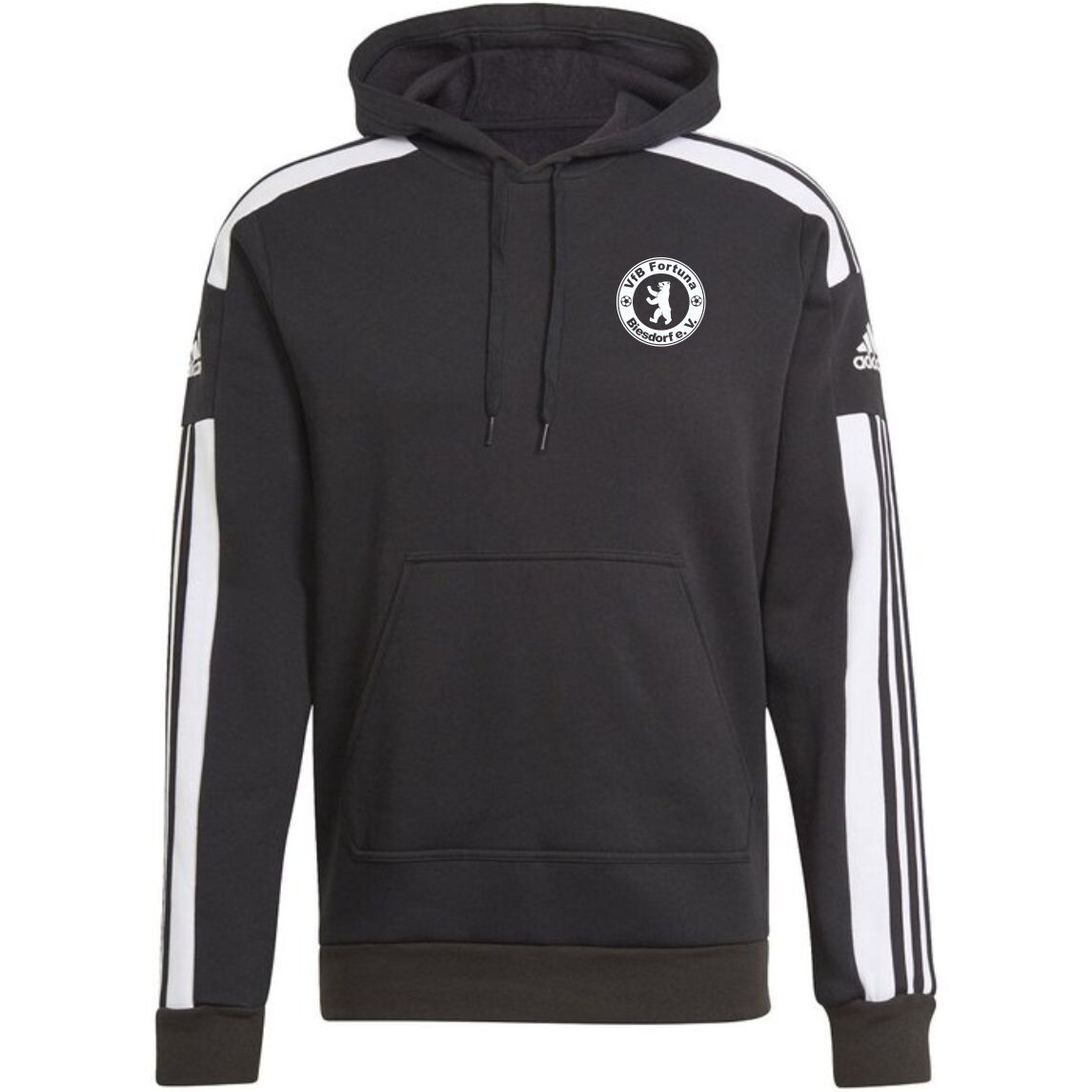Adidas Erwachsenen Baumwollhoody Squadra 21 schwarz VfB Fortuna Biesdorf