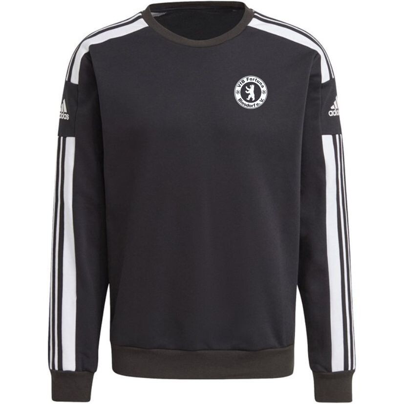Adidas Erwachsenen Baumwollsweat Squadra 21 schwarz VfB Fortuna Biesdorf