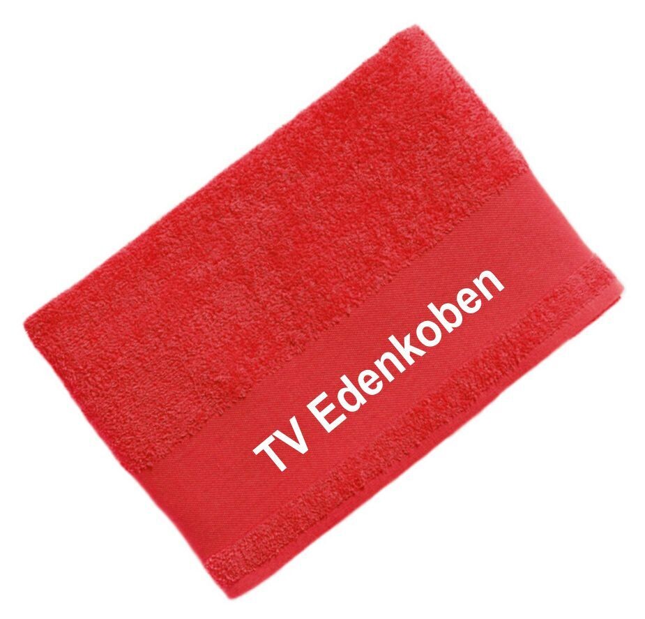 Handtuch rot TV Edenkoben