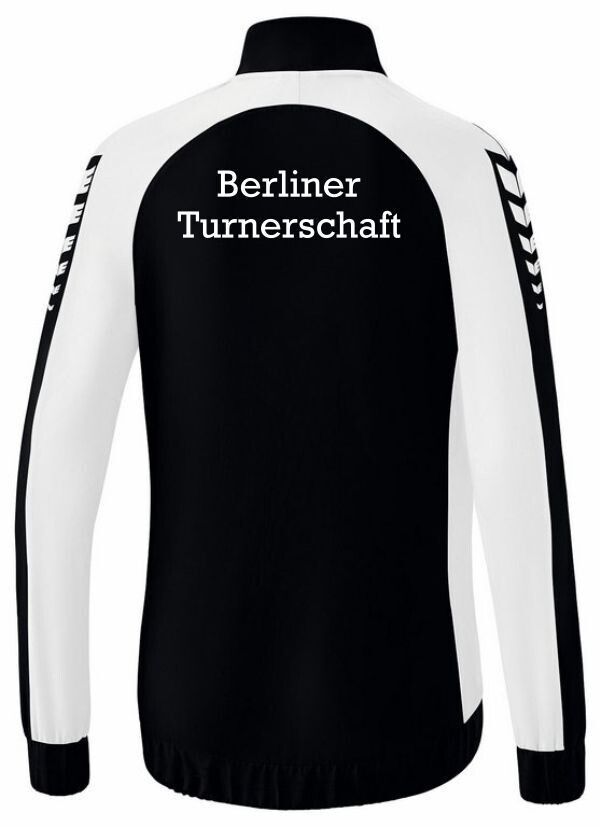 Erima Präsentationsjacke Damen schwarz/weiß Berliner Turnerschaft