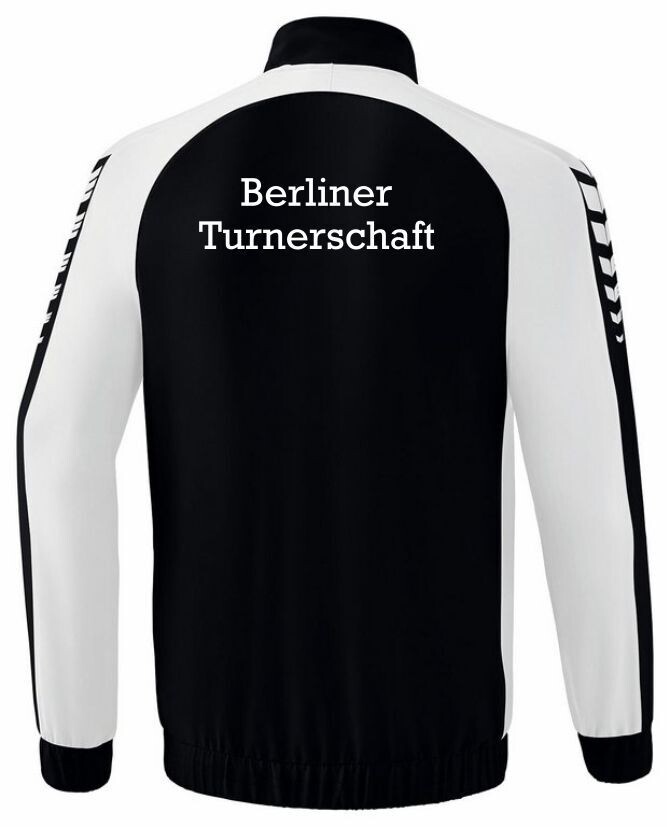 Erima Präsentationsjacke schwarz/weiß Berliner Turnerschaft