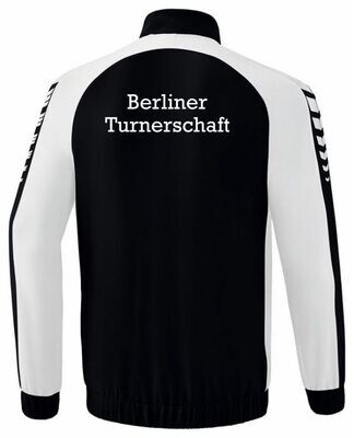 Erima Präsentationsjacke schwarz/weiß Berliner Turnerschaft