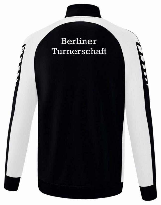 Erima Workerjacke schwarz/weiß Berliner Turnerschaft