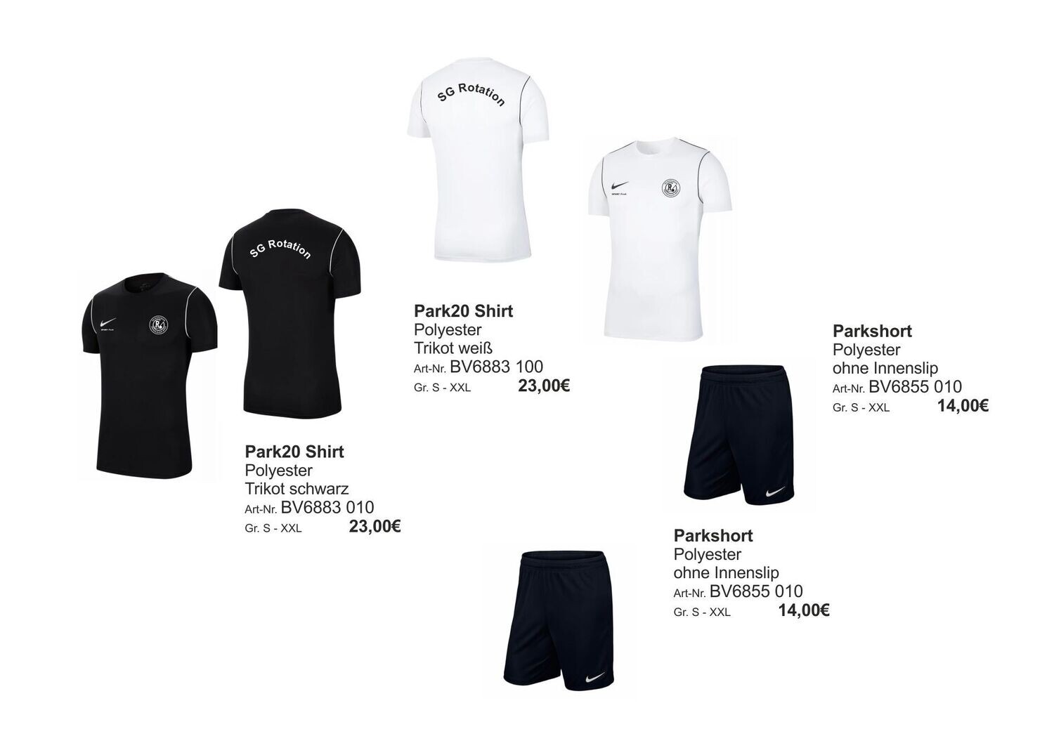 Nike kleines Paket Erwachsene SG Rotation Prenzlauer Berg