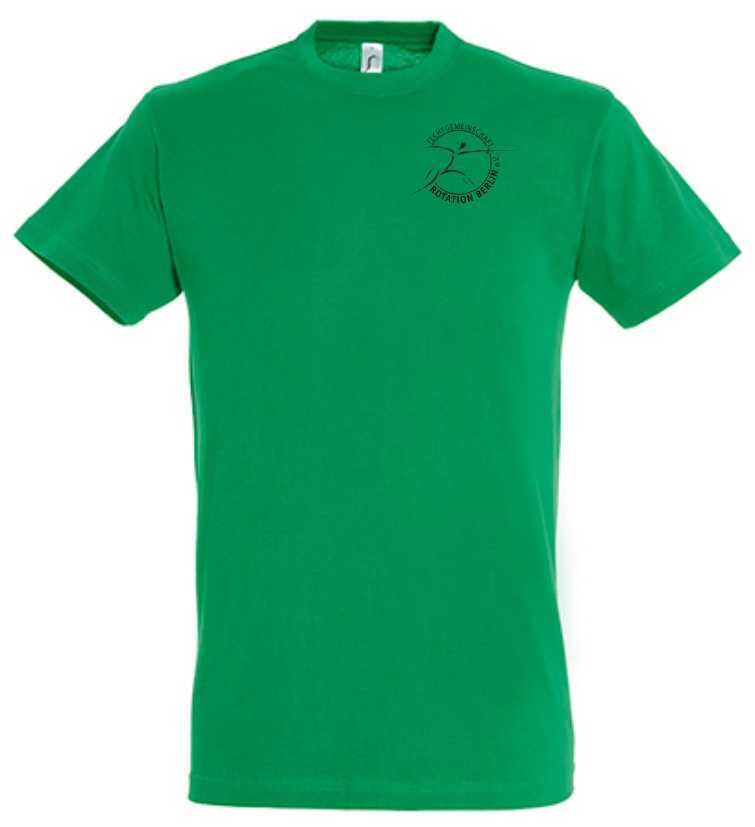 T-Shirt Baumwolle Kinder Fechtgemeinschaft Rotation