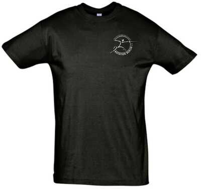 T-Shirt Baumwolle Erwachsene Fechtgemeinschaft Rotation