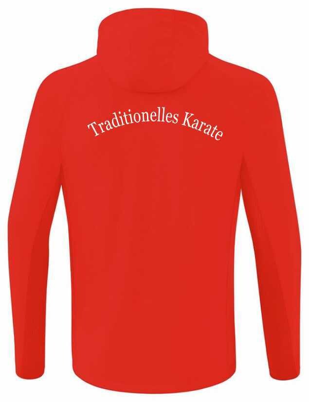 Erima Trainingsjacke mit Kapuze rot/weiß VTK Berlin