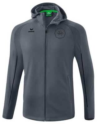 Erima Trainingsjacke mit Kapuze grau/schwarz VTK Berlin