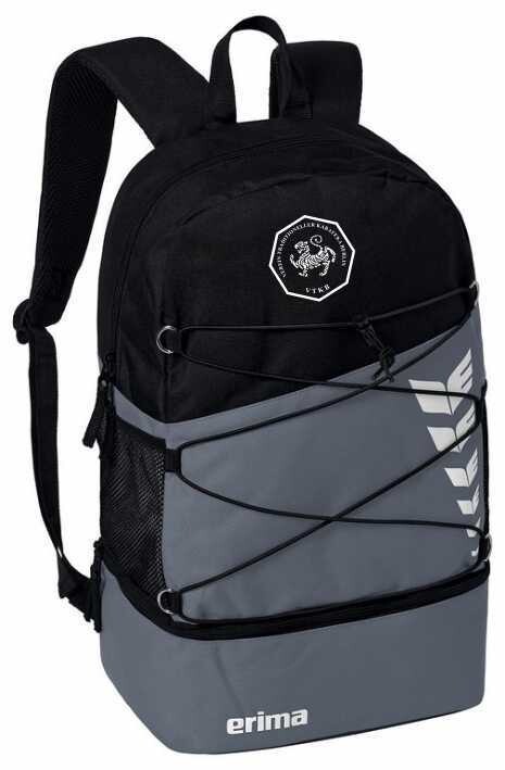 Erima Rucksack mit Bodenfach grau VTK Berlin