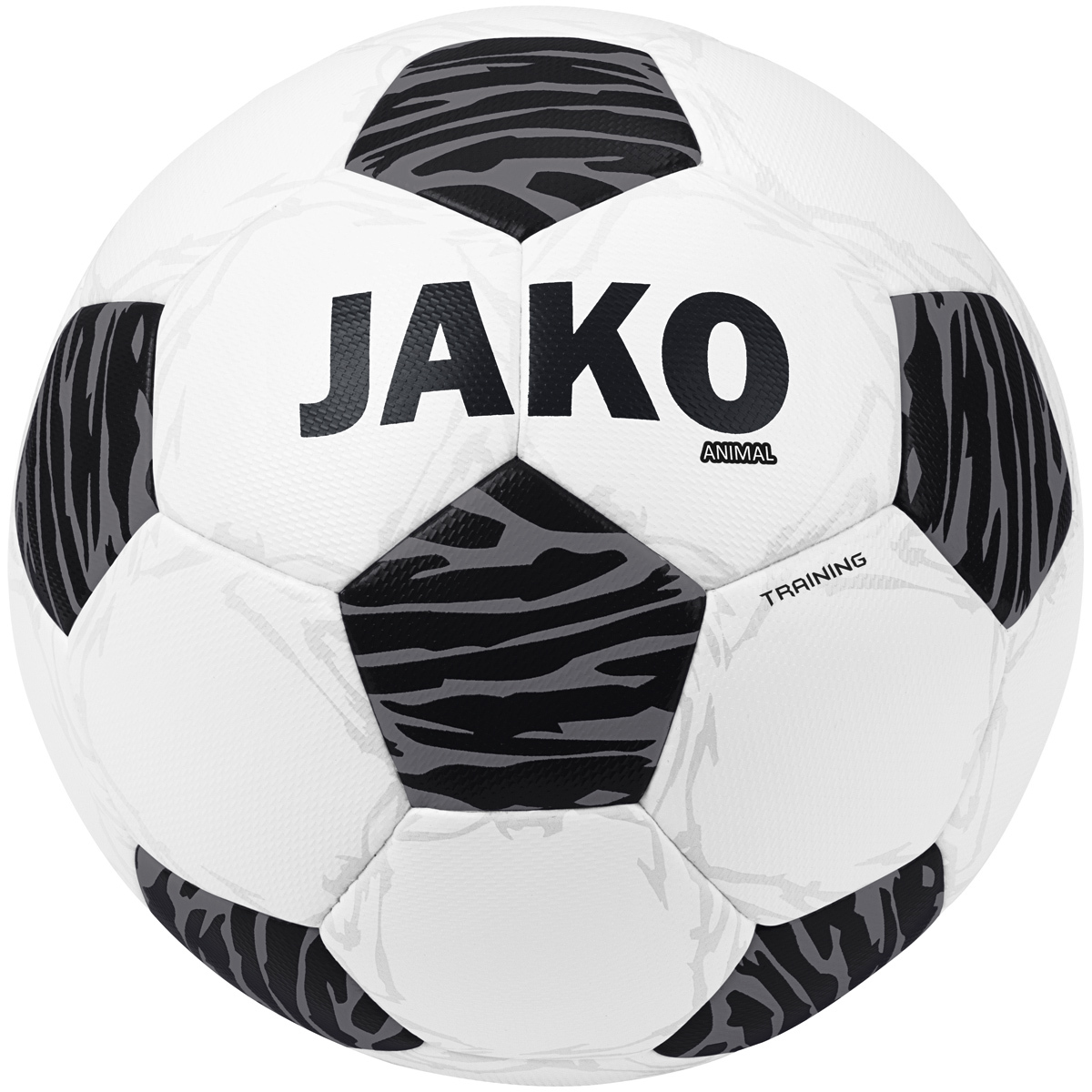 Jako Trainingsball Animal weiss/schwarz/steingrau
