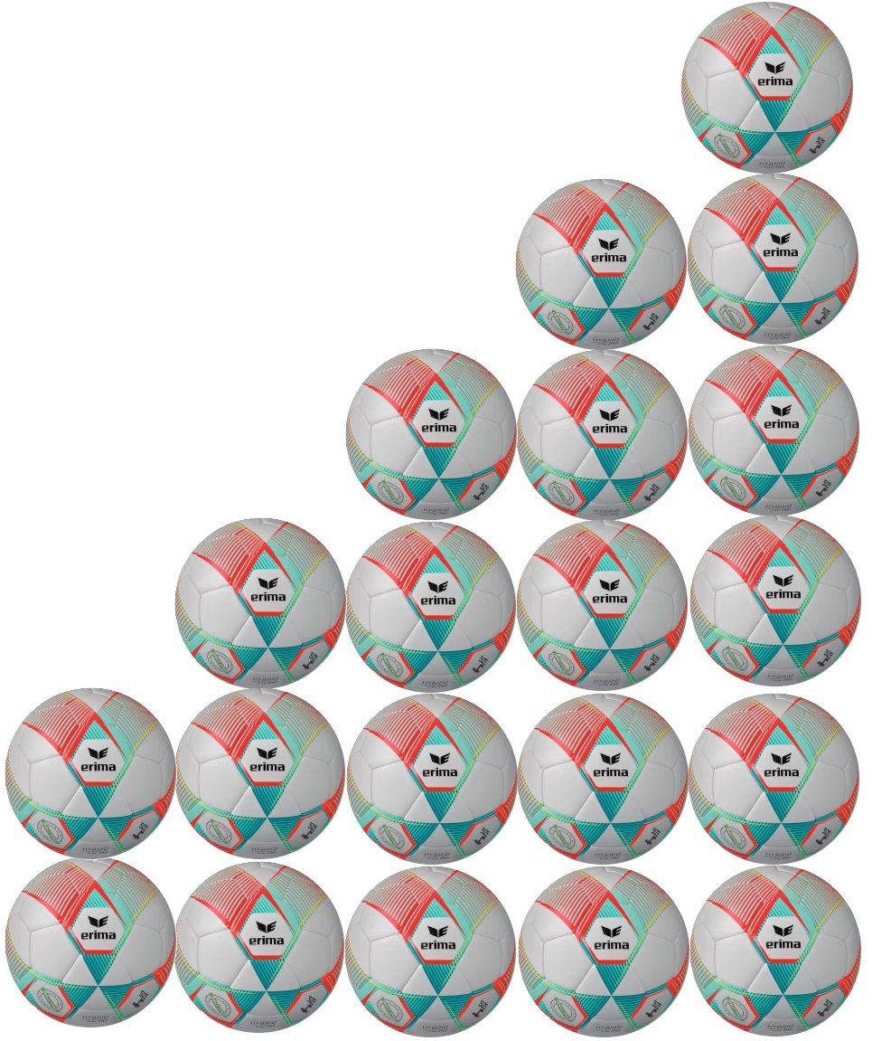 20er Ballpaket Erima Hybrid Lite 290g Gr. 4