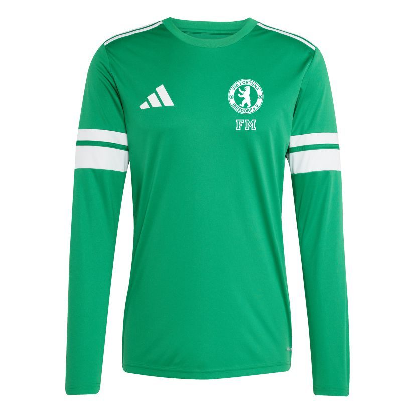 Adidas Kinder Trikot langarm Squadra 25 grün VfB Fortuna Biesdorf
