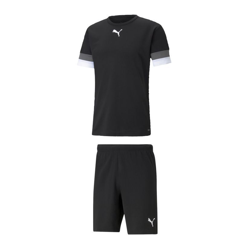 Puma Set Trikot+Hose Kids schwarz