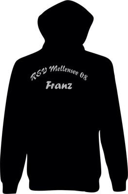 Baumwoll - Hoody schwarz Erwachsene RSV Mellensee