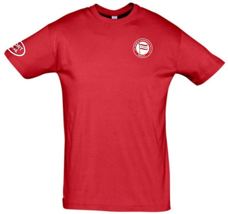 Baumwoll T-Shirt rot Kinder SV Sparta Lichtenberg