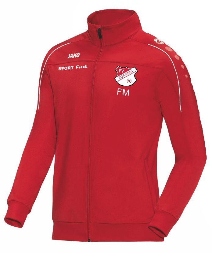 Jako Polyesterjacke Classico rot FV Rot Weiß Hellersdorf
