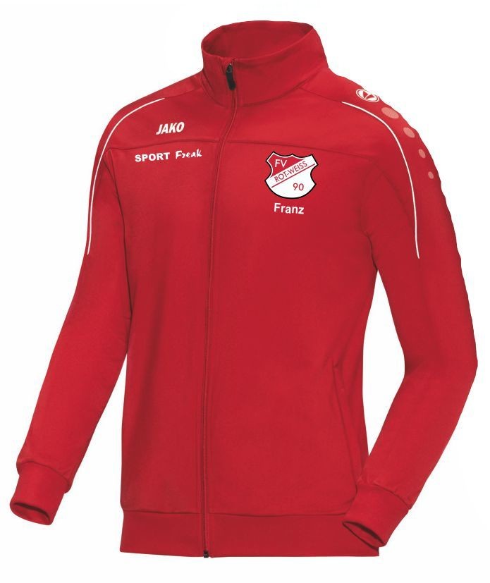 Jako Polyesterjacke Classico rot FV Rot Weiß Hellersdorf