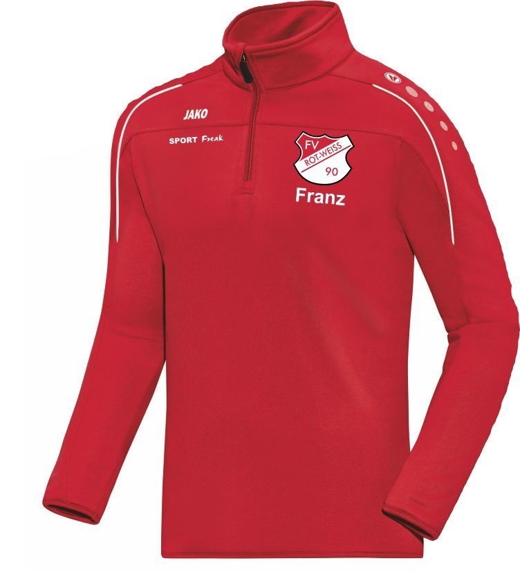 Jako Zip Top Classico rot FV Rot Weiß Hellersdorf