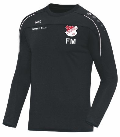 Jako Sweat Classico schwarz FV Rot Weiß Hellersdorf