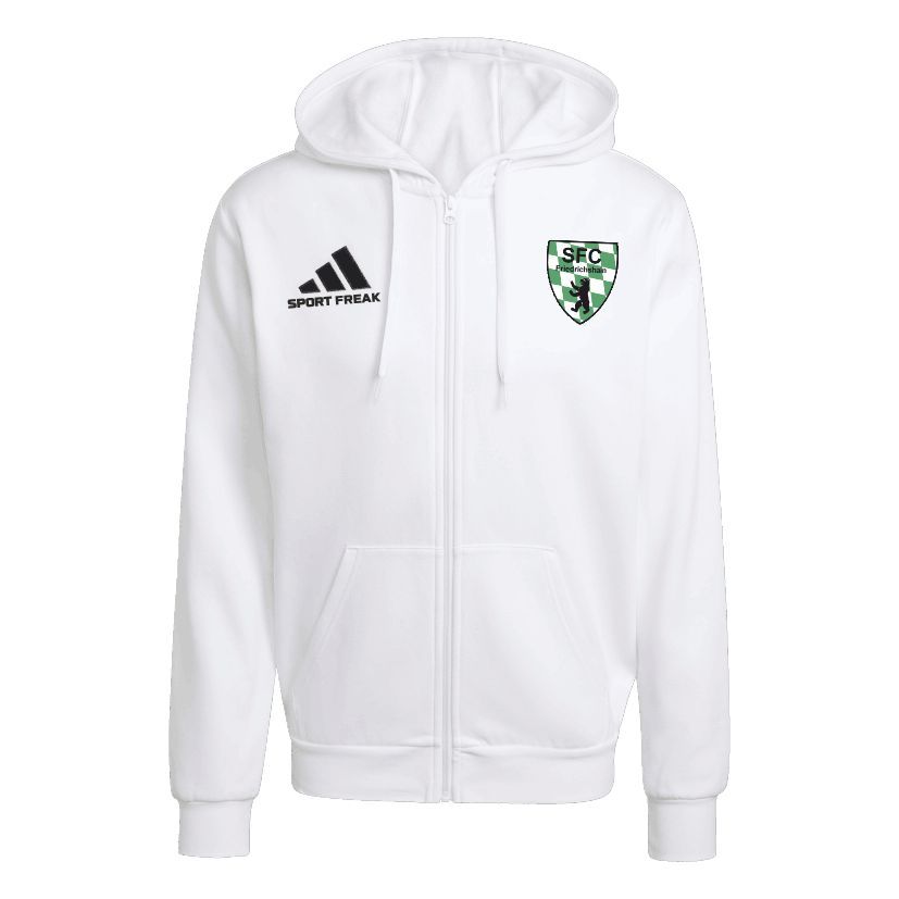 Adidas Kinder Kapuzenjacke Entrada 26  weiß SFC Friedrichshain