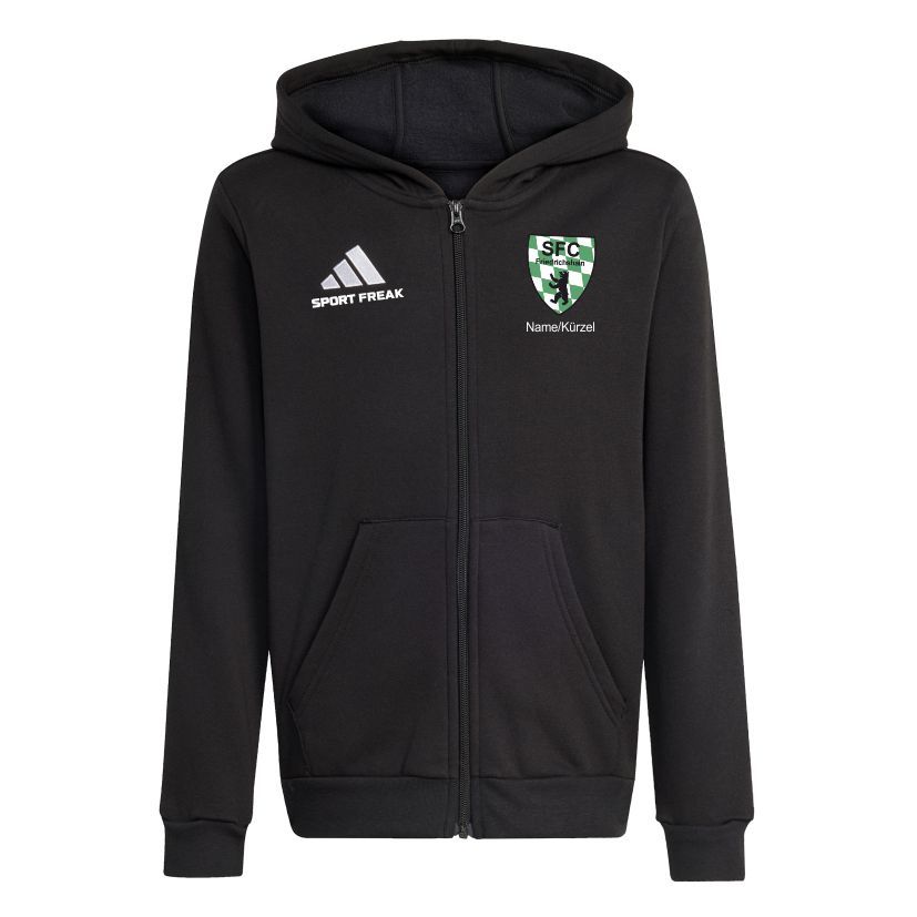 Adidas Erwachsenen Kapuzenjacke Entrada 26 schwarz SFC Friedrichshain