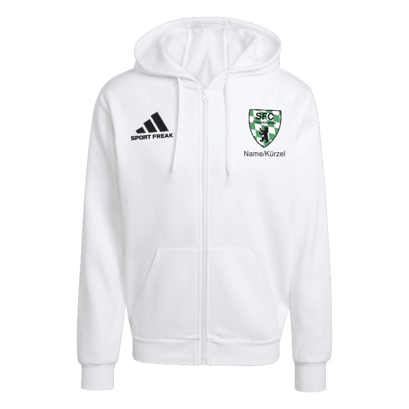 Adidas Erwachsenen Kapuzenjacke Entrada 26 weiß SFC Friedrichshain
