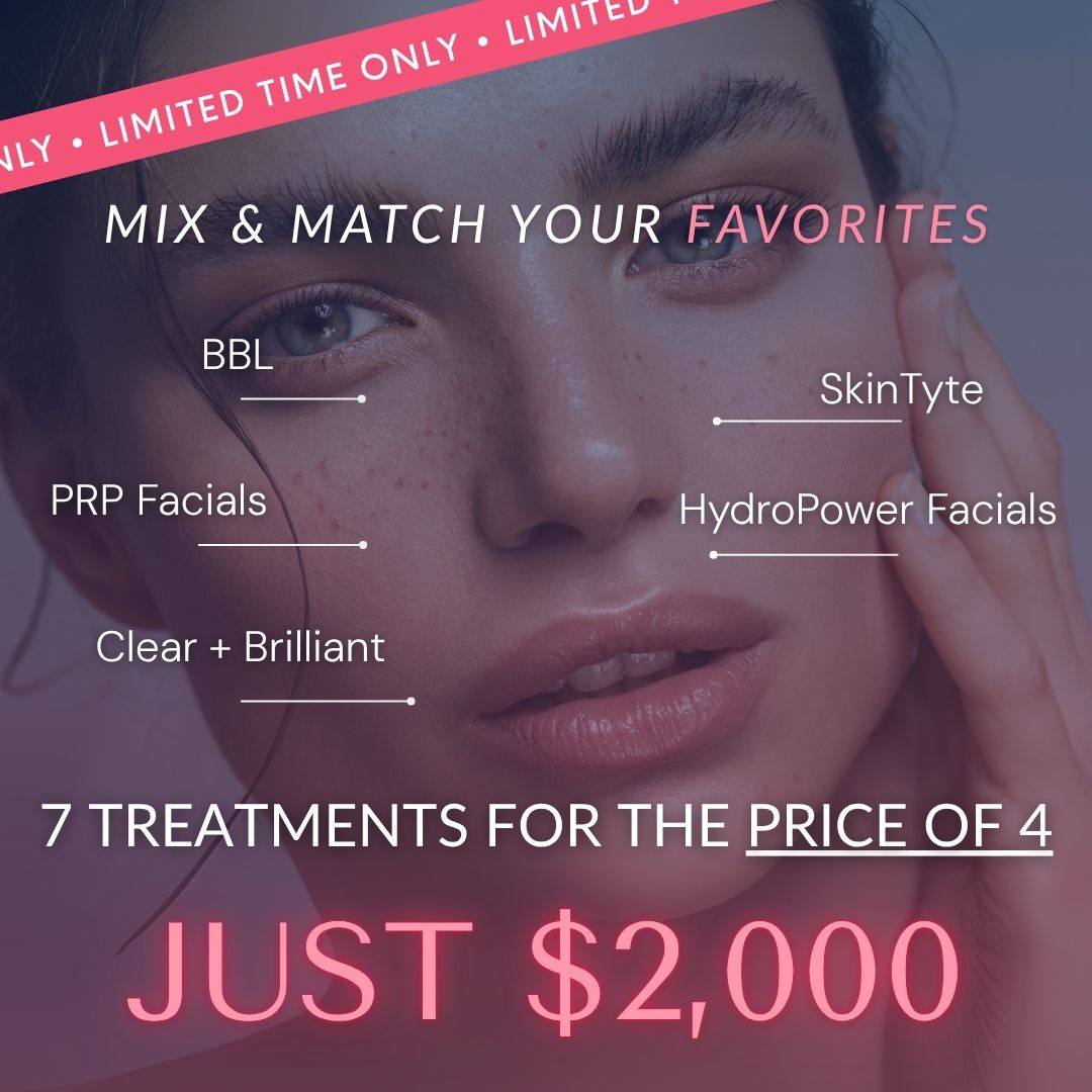 Mix, Match &amp; Save – ONLY $2,000 for 7 Premium Treatments