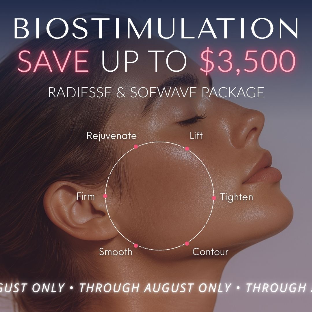 Back-to-School Biostimulation | Save UP TO $3,500 with Radiesse + Sofwave