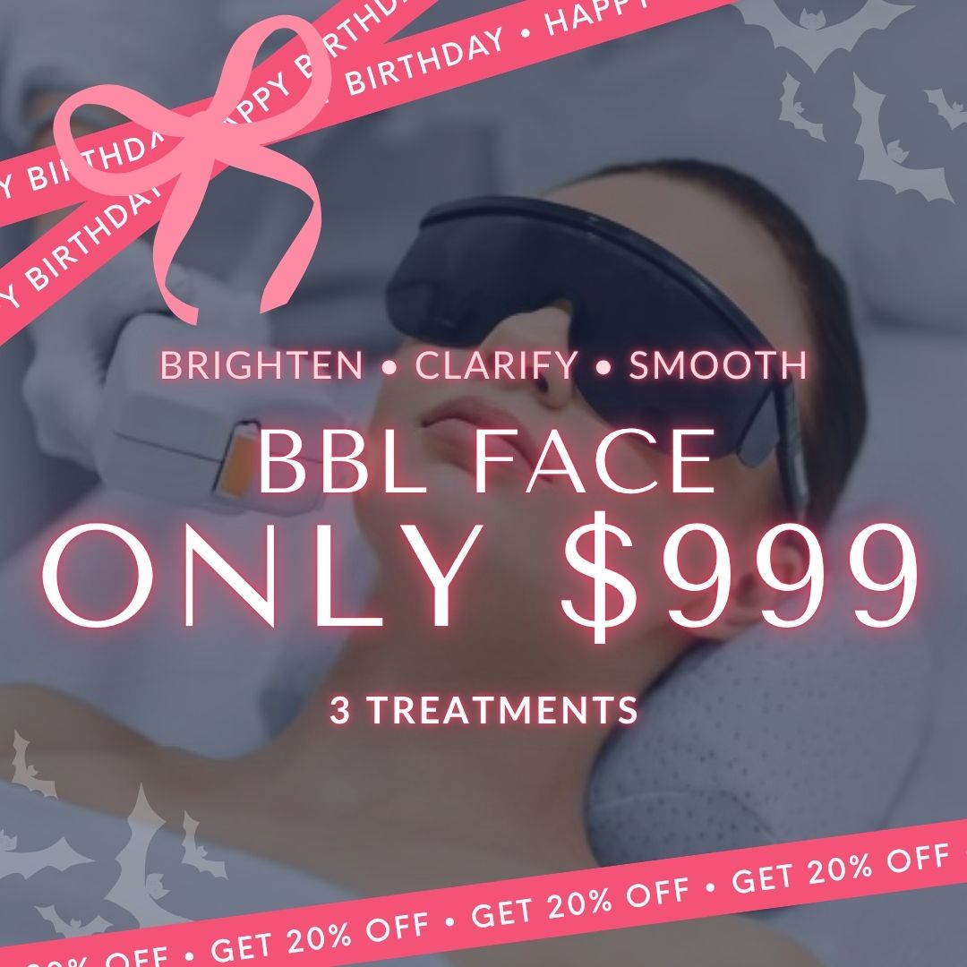 Birthday Glow | 3 Sessions of BBL Face for ONLY $999!