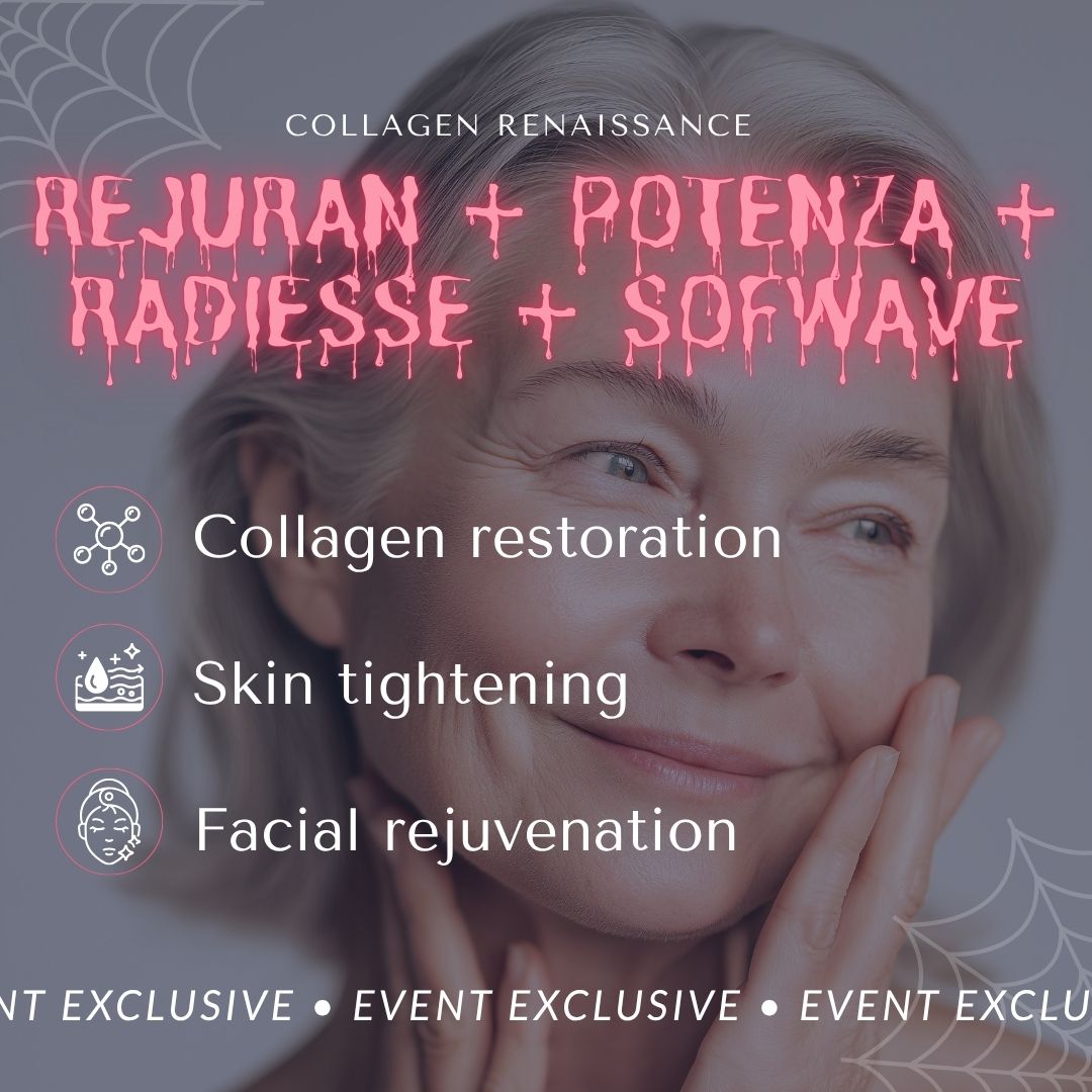 Collagen Renaissance | 3×Rejuran CP21 + Potenza RF + 2×Radiesse + Sofwave Full Face