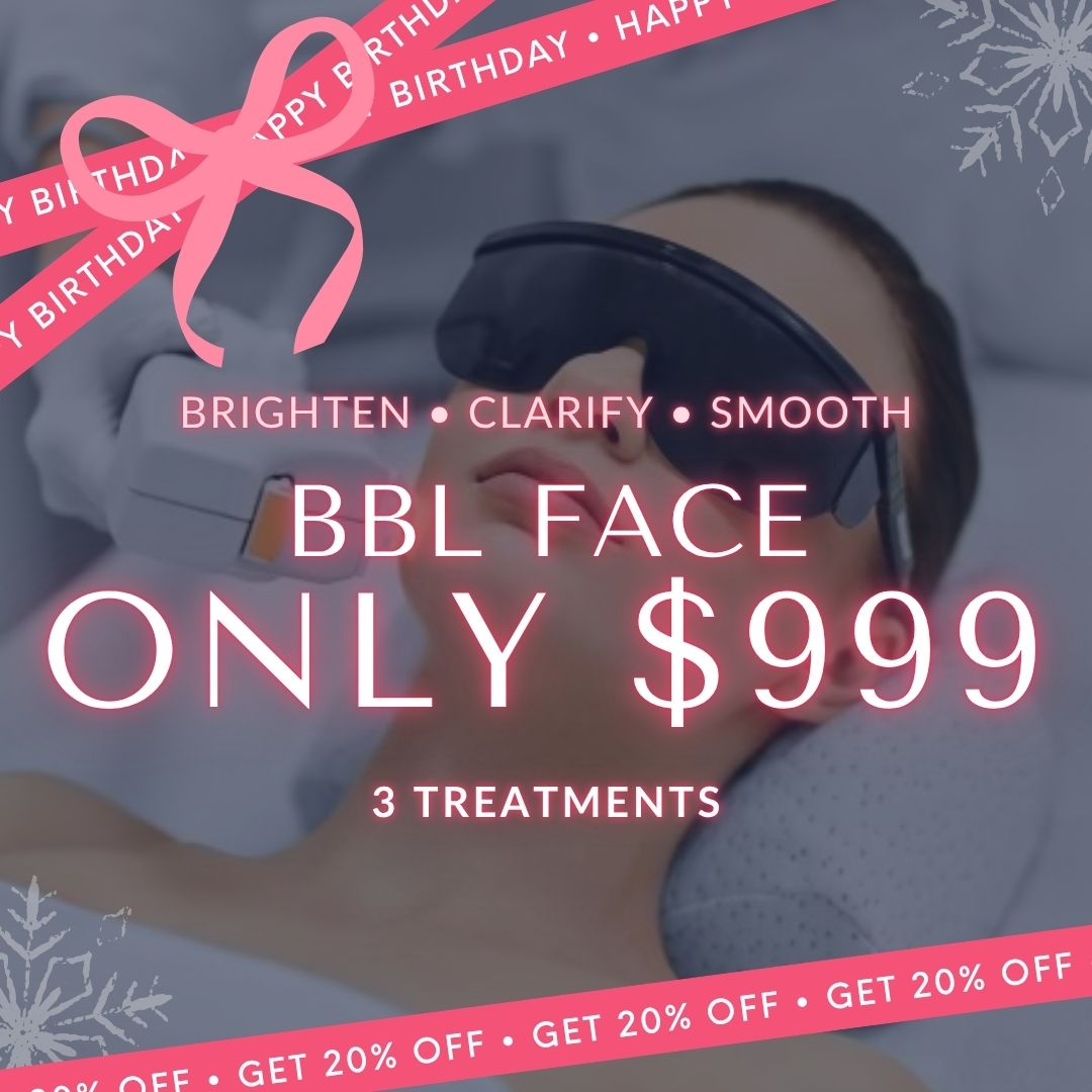 Birthday Glow | 3 Sessions of BBL Face for ONLY $999!