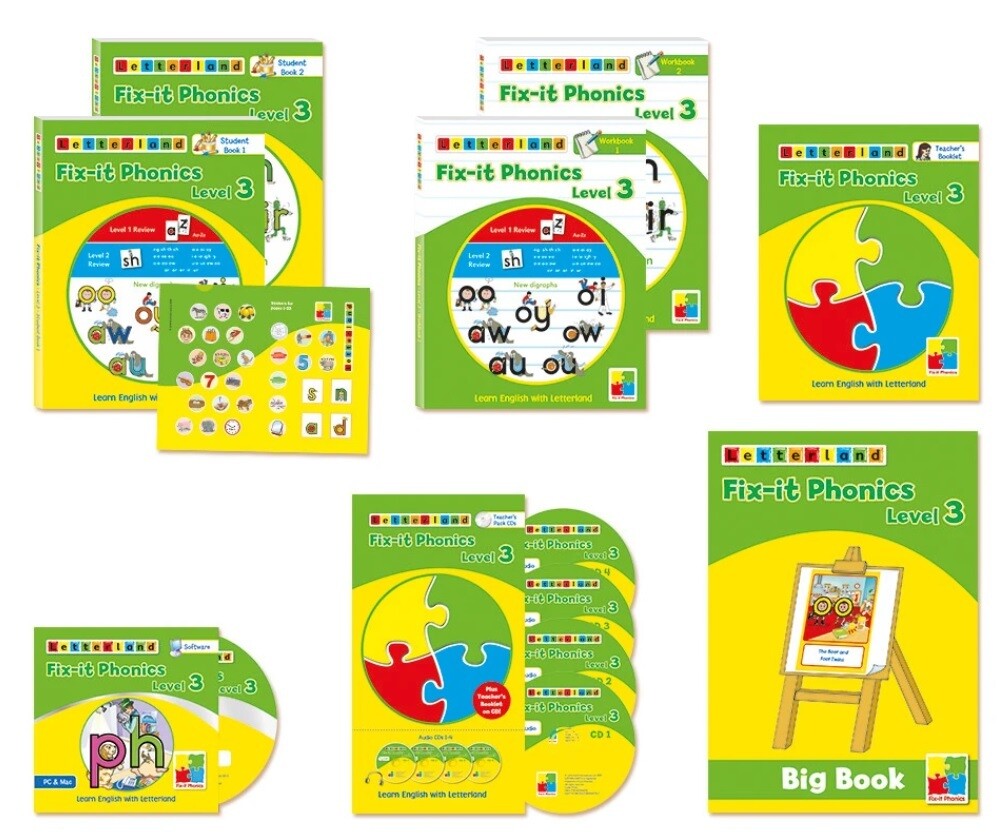 Комплект учителя Teacher's Pack Fix-it Phonics Level 3 Комплект учителя Teacher's Pack Fix-it Phonics Level 3