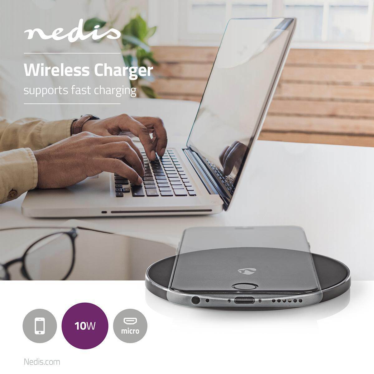 NEDIS WIRELESS CHARGER