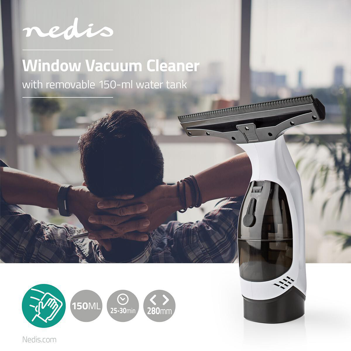 NEDIS RAAMWISSER ELECTRISCH 20 WATT