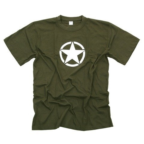 T-SHIRT MET WITTE STER