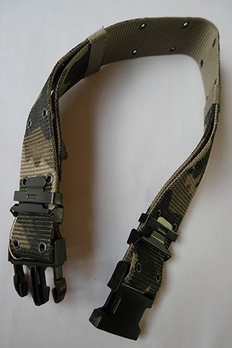 US KOPPELRIEM 55MM, kleur: Woodland camo