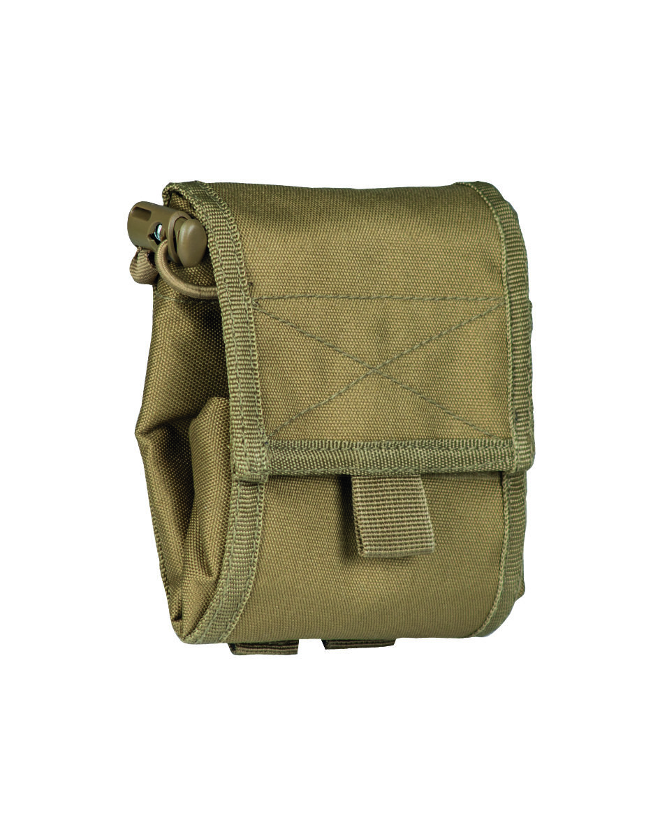 POUCH SHELL COLLAPSIBLE, KLEUR: OLIVE