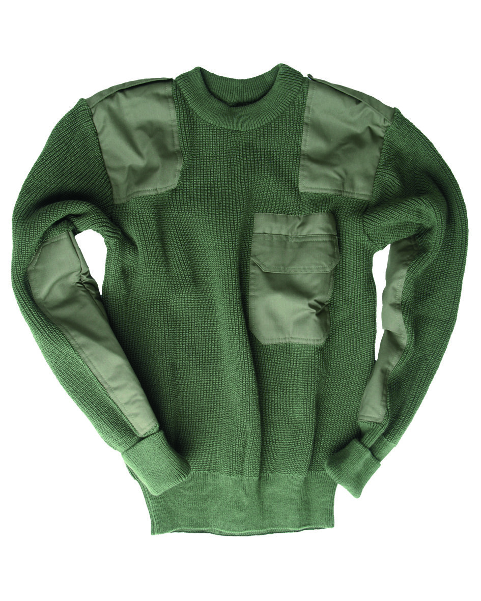TRUI COMMANDO ACRYL, KLEUR: OLIVE, MATEN: 56