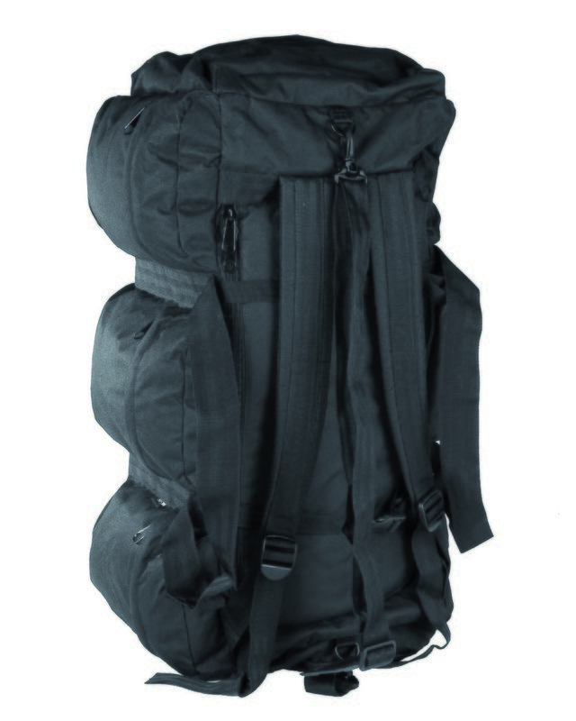 REISTAS +RUGZAK COMBAT TAGP 98 L zwart