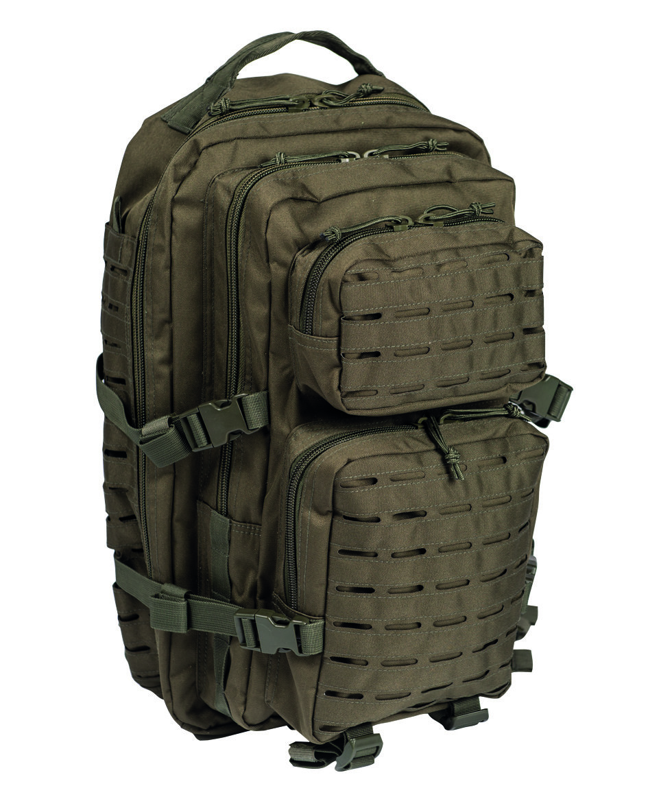 RUGZAK US ASSAULT LASER CUT 36L, KLEUR: OD