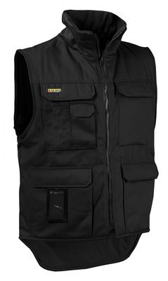 BODYWARMER FLEECE VOERING ZWART