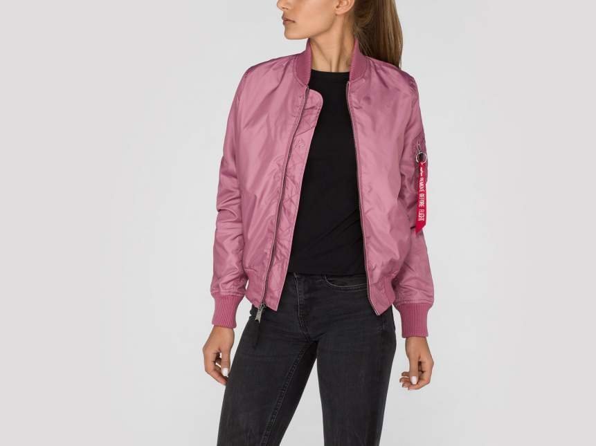 ALPHA INDUSTRIES VEST MA-1 TT DAMES, MATEN: L, KLEUREN: DUSTY PINK