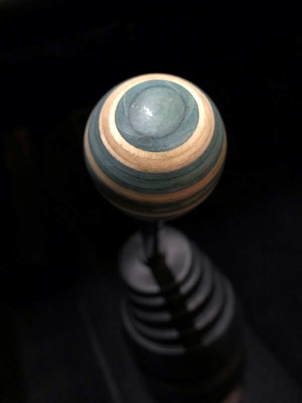 Porsche 917 style outlaw shift knob &#39;The Green Machine&#39;