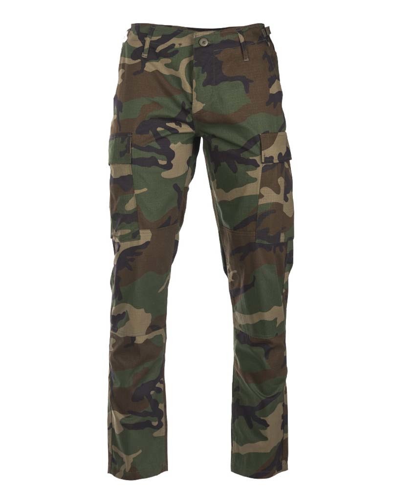 BROEK BDU US SLIM FIT WOODLAND