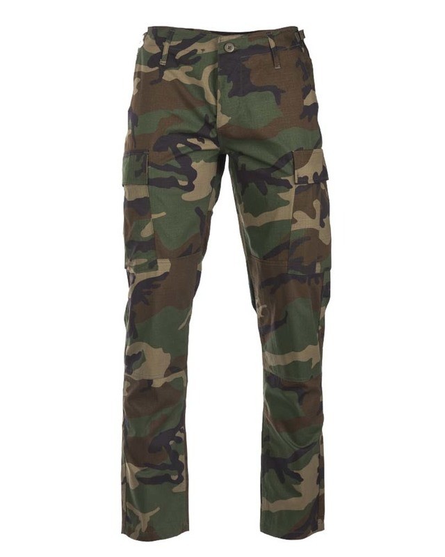 BROEK BDU US SLIM FIT WOODLAND